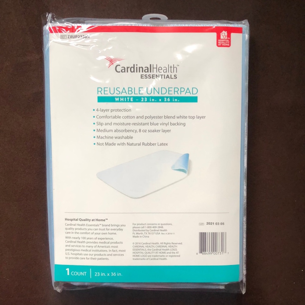 CardinalHealth Essentials Reusable Underpad